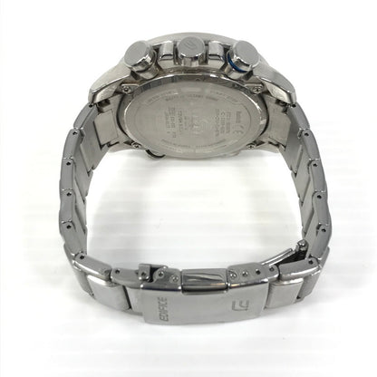 【中古品】【メンズ】 CASIO カシオ EDIFICE エディフィス EQB-800D-1AJF タフソーラー レースラップクロノグラフ 腕時計 197-251014-na-17-tag カラー：シルバー 万代Net店