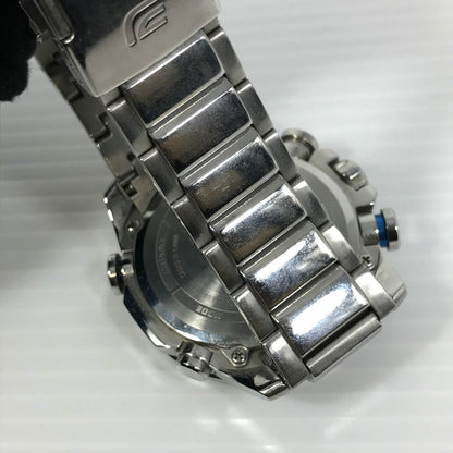 【中古品】【メンズ】 CASIO カシオ EDIFICE エディフィス EQB-800D-1AJF タフソーラー レースラップクロノグラフ 腕時計 197-251014-na-17-tag カラー：シルバー 万代Net店
