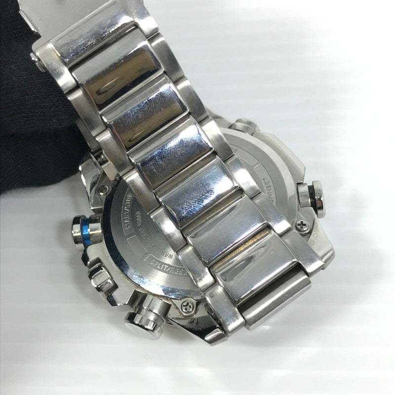 【中古品】【メンズ】 CASIO カシオ EDIFICE エディフィス EQB-800D-1AJF タフソーラー レースラップクロノグラフ 腕時計 197-251014-na-17-tag カラー：シルバー 万代Net店