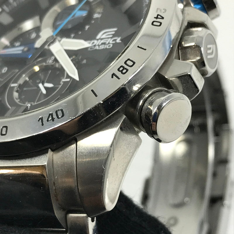 【中古品】【メンズ】 CASIO カシオ EDIFICE エディフィス EQB-800D-1AJF タフソーラー レースラップクロノグラフ 腕時計 197-251014-na-17-tag カラー：シルバー 万代Net店