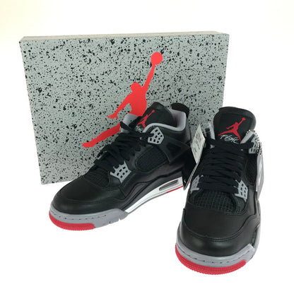 【中古美品】【メンズ】 NIKE ナイキ AIR JORDAN 4 RETRO BRED REIMAGINED FV5029-006 エアジョーダン4 レトロ ブレッド リイマジンド スニーカー 靴 160-251013-rt-08-tag サイズ：25.5cm US7.5 カラー：BLACK 万代Net店