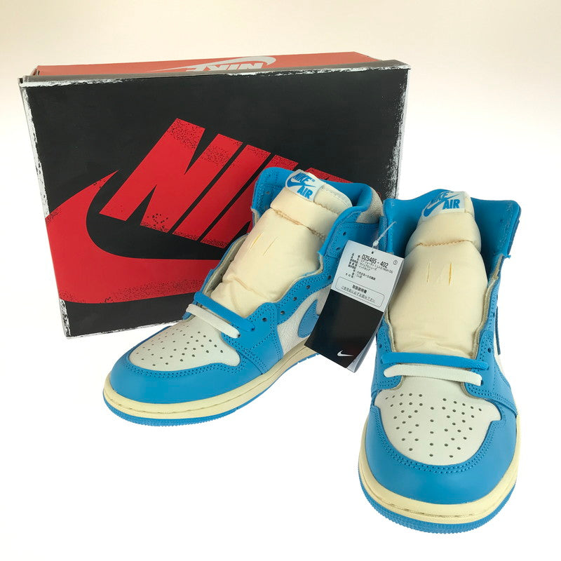 【中古美品】【メンズ】 NIKE ナイキ AIR JORDAN 1 HIGH OG UNC REIMAGINED DZ5485-402 エアジョーダン1 レトロ ハイ OG UNC リイマジンド スニーカー 靴 160-251013-rt-02-tag サイズ：26cm US 8 カラー：BLUE/SAIL 万代Net店