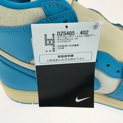 【中古美品】【メンズ】 NIKE ナイキ AIR JORDAN 1 HIGH OG UNC REIMAGINED DZ5485-402 エアジョーダン1 レトロ ハイ OG UNC リイマジンド スニーカー 靴 160-251013-rt-02-tag サイズ：26cm US 8 カラー：BLUE/SAIL 万代Net店