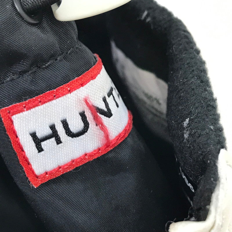 【中古品】【レディース】 HUNTER ハンター WOMENS INTREPID ANKLE ZIP SNOW BOOT WFS5000WWU レディース イントレピッド ジップ アンクル スノーブーツ 靴 167-251016-rt-20-tag サイズ：23cm カラー：アイボリー 万代Net店