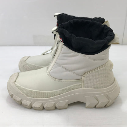 【中古品】【レディース】 HUNTER ハンター WOMENS INTREPID ANKLE ZIP SNOW BOOT WFS5000WWU レディース イントレピッド ジップ アンクル スノーブーツ 靴 167-251016-rt-20-tag サイズ：23cm カラー：アイボリー 万代Net店