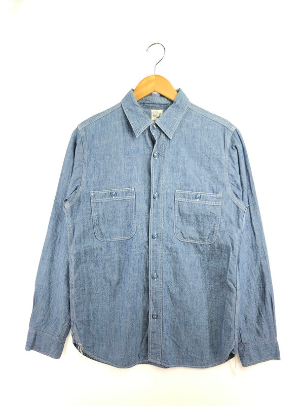 【中古品】【メンズ】 OR SLOW オア スロウ COTTON DENIM L/S SHIRT コットン デニム ロングスリーブ シャツ 長袖シャツ トップス 140-260509-rt-10-tag サイズ：3 カラー：インディゴ 万代Net店