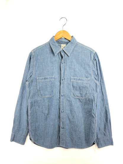 【中古品】【メンズ】 OR SLOW オア スロウ COTTON DENIM L/S SHIRT コットン デニム ロングスリーブ シャツ 長袖シャツ トップス 140-260509-rt-10-tag サイズ：3 カラー：インディゴ 万代Net店