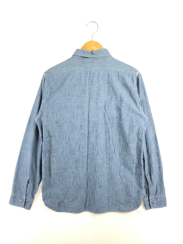 【中古品】【メンズ】 OR SLOW オア スロウ COTTON DENIM L/S SHIRT コットン デニム ロングスリーブ シャツ 長袖シャツ トップス 140-260509-rt-10-tag サイズ：3 カラー：インディゴ 万代Net店
