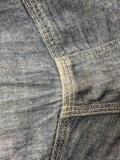 【中古品】【メンズ】 OR SLOW オア スロウ COTTON DENIM L/S SHIRT コットン デニム ロングスリーブ シャツ 長袖シャツ トップス 140-260509-rt-10-tag サイズ：3 カラー：インディゴ 万代Net店