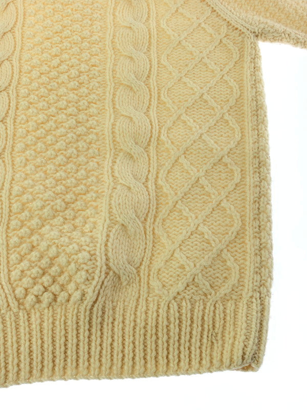 【現状渡し品】【メンズ】 ORVIS オービス 80's CABLE KINT 80年代 ケーブル ニット トップス ヴィンテージ 146-260913-rt-11-tagh サイズ：不明 下記参照 カラー：アイボリー 万代Net店