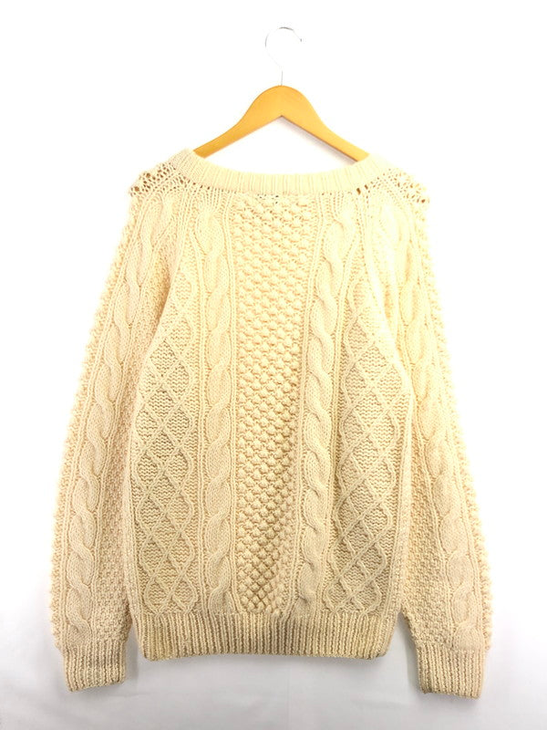 【現状渡し品】【メンズ】 ORVIS オービス 80's CABLE KINT 80年代 ケーブル ニット トップス ヴィンテージ 146-260913-rt-11-tagh サイズ：不明 下記参照 カラー：アイボリー 万代Net店