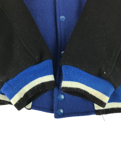 【現状渡し品】【メンズ】 AUBURN アーバン USAWOOL AWARD JACKET ウール アワード ジャケット アウター 146-251218-rt-04-tag サイズ：L カラー：ブルー/ブラック 万代Net店