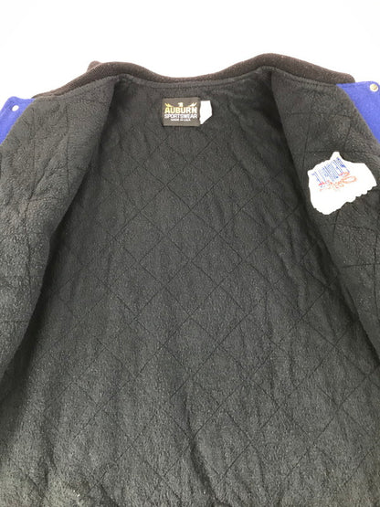 【現状渡し品】【メンズ】 AUBURN アーバン USAWOOL AWARD JACKET ウール アワード ジャケット アウター 146-251218-rt-04-tag サイズ：L カラー：ブルー/ブラック 万代Net店