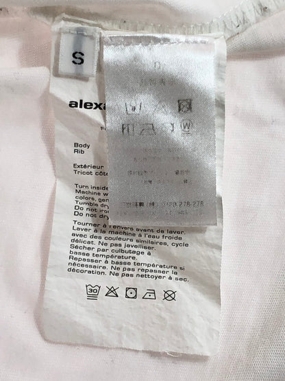 【中古品】【メンズ】 Alexander Wang アレキサンダーワン LONG SLEEVE T-SHIRT MONEY ROSE PRINT ロングスリーブTシャツ マネーローズプリント 長袖Tシャツ トップス 141-251015-rt-33-tag サイズ：S カラー：ホワイト 万代Net店