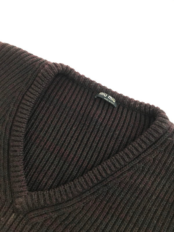 【中古品】【メンズ】 V NECK KNIT SWEATHER Vネック ニット セーター 141-251020-na-02-tag サイズ：M カラー：マルチカラー 万代Net店