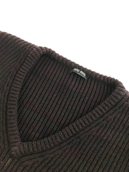【中古品】【メンズ】 V NECK KNIT SWEATHER Vネック ニット セーター 141-251020-na-02-tag サイズ：M カラー：マルチカラー 万代Net店