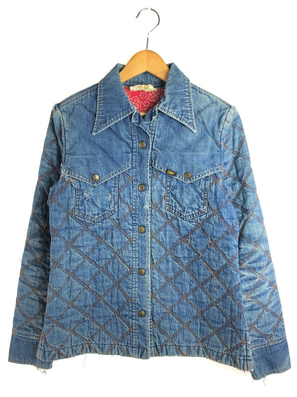 【現状渡し品】【メンズ】 LADY LEE レディー リー 70's DENIM QUILTING JACKET 70年代 USA製 キルティングジャケット アウター 146-251015-rt-29-tag サイズ：不明 カラー：インディゴ 万代Net店
