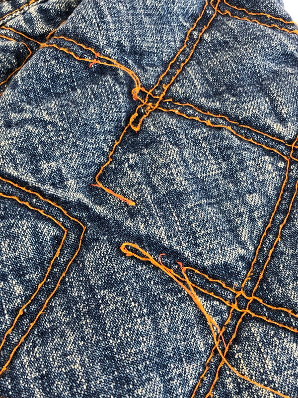 【現状渡し品】【メンズ】 LADY LEE レディー リー 70's DENIM QUILTING JACKET 70年代 USA製 キルティングジャケット アウター 146-251015-rt-29-tag サイズ：不明 カラー：インディゴ 万代Net店