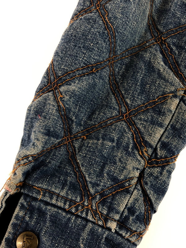 【現状渡し品】【メンズ】 LADY LEE レディー リー 70's DENIM QUILTING JACKET 70年代 USA製 キルティングジャケット アウター 146-251015-rt-29-tag サイズ：不明 カラー：インディゴ 万代Net店
