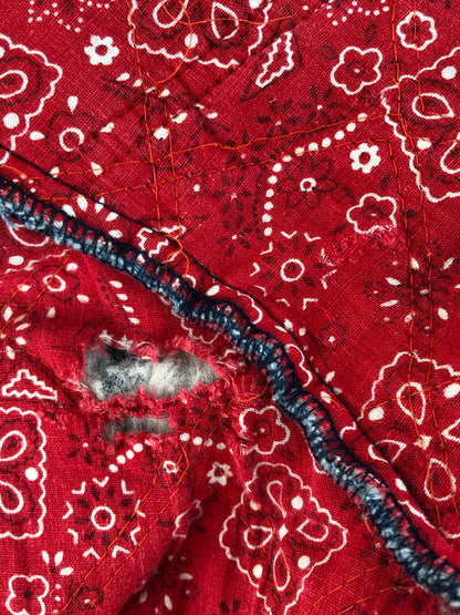 【現状渡し品】【メンズ】 LADY LEE レディー リー 70's DENIM QUILTING JACKET 70年代 USA製 キルティングジャケット アウター 146-251015-rt-29-tag サイズ：不明 カラー：インディゴ 万代Net店