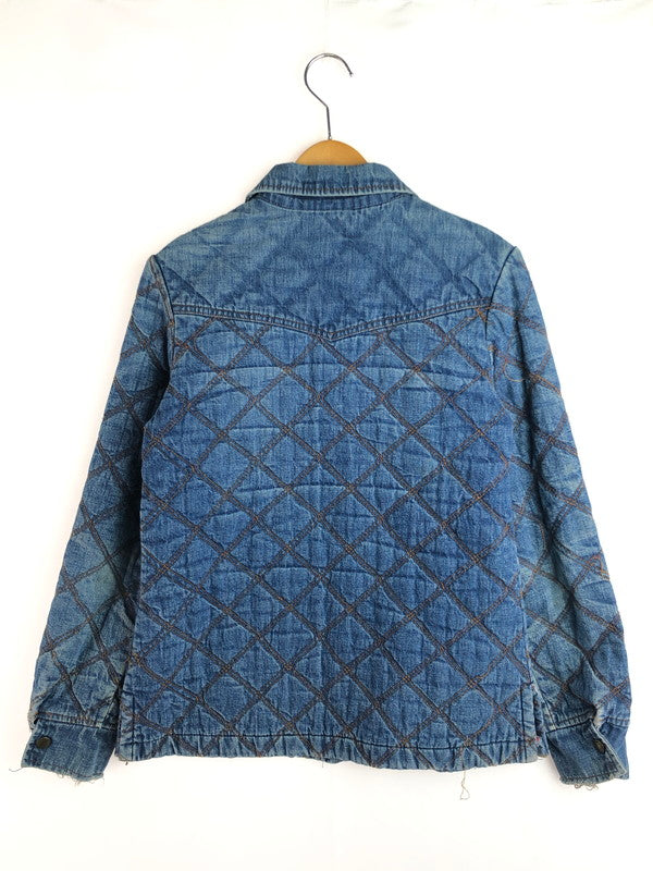 【現状渡し品】【メンズ】 LADY LEE レディー リー 70's DENIM QUILTING JACKET 70年代 USA製 キルティングジャケット アウター 146-251015-rt-29-tag サイズ：不明 カラー：インディゴ 万代Net店