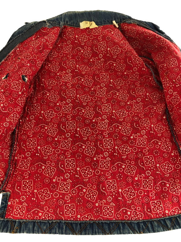 【現状渡し品】【メンズ】 LADY LEE レディー リー 70's DENIM QUILTING JACKET 70年代 USA製 キルティングジャケット アウター 146-251015-rt-29-tag サイズ：不明 カラー：インディゴ 万代Net店