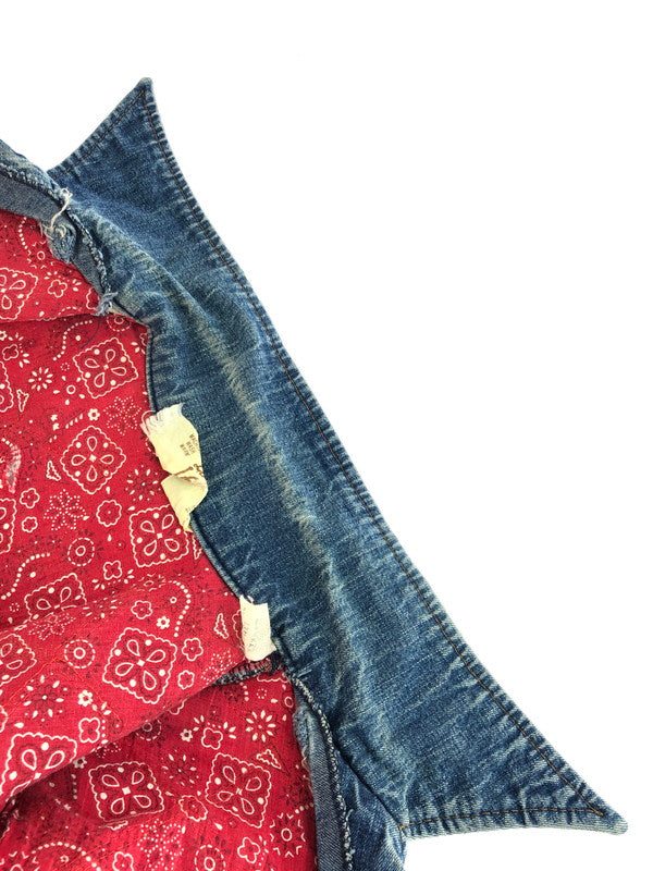 【現状渡し品】【メンズ】 LADY LEE レディー リー 70's DENIM QUILTING JACKET 70年代 USA製 キルティングジャケット アウター 146-251015-rt-29-tag サイズ：不明 カラー：インディゴ 万代Net店