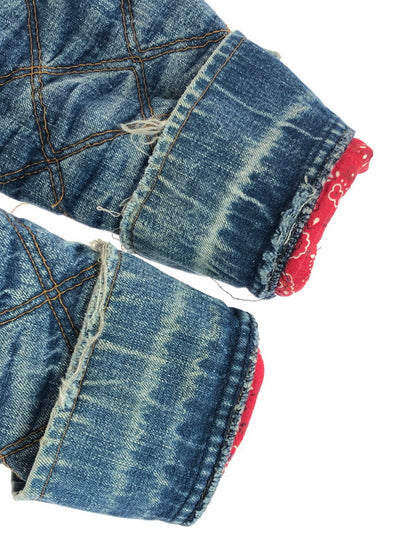 【現状渡し品】【メンズ】 LADY LEE レディー リー 70's DENIM QUILTING JACKET 70年代 USA製 キルティングジャケット アウター 146-251015-rt-29-tag サイズ：不明 カラー：インディゴ 万代Net店