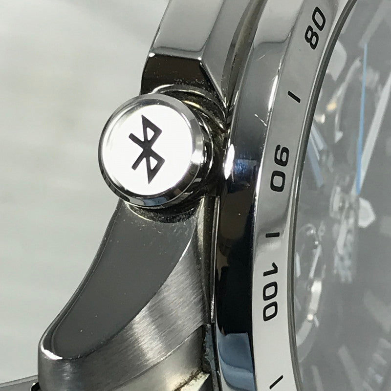 【中古品】【メンズ】 CASIO カシオ EDIFICE エディフィス EQB-800D-1AJF レースラップクロノグラフ タフソーラー腕時計 余りコマ4個 198-251018-na-04-tag カラー：シルバー 万代Net店