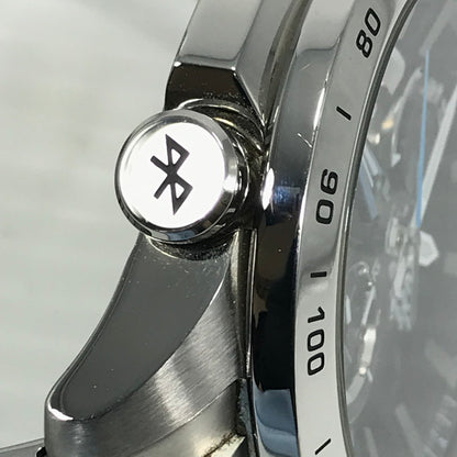 【中古品】【メンズ】 CASIO カシオ EDIFICE エディフィス EQB-800D-1AJF レースラップクロノグラフ タフソーラー腕時計 余りコマ4個 198-251018-na-04-tag カラー：シルバー 万代Net店