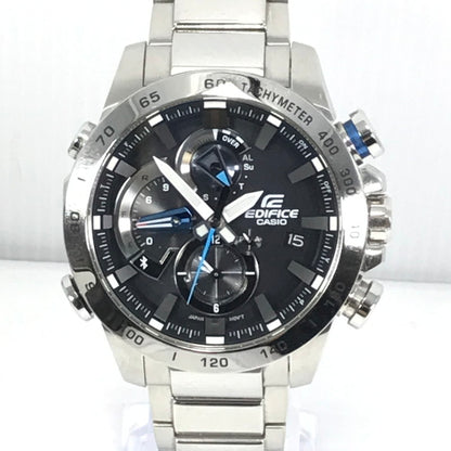 【中古品】【メンズ】 CASIO カシオ EDIFICE エディフィス EQB-800D-1AJF レースラップクロノグラフ タフソーラー腕時計 余りコマ4個 198-251018-na-04-tag カラー：シルバー 万代Net店