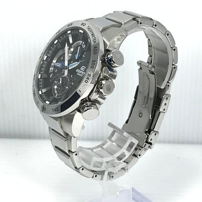 【中古品】【メンズ】 CASIO カシオ EDIFICE エディフィス EQB-800D-1AJF レースラップクロノグラフ タフソーラー腕時計 余りコマ4個 198-251018-na-04-tag カラー：シルバー 万代Net店