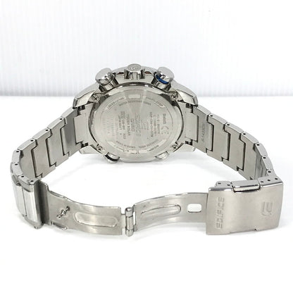 【中古品】【メンズ】 CASIO カシオ EDIFICE エディフィス EQB-800D-1AJF レースラップクロノグラフ タフソーラー腕時計 余りコマ4個 198-251018-na-04-tag カラー：シルバー 万代Net店