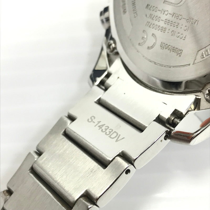 【中古品】【メンズ】 CASIO カシオ EDIFICE エディフィス EQB-800D-1AJF レースラップクロノグラフ タフソーラー腕時計 余りコマ4個 198-251018-na-04-tag カラー：シルバー 万代Net店