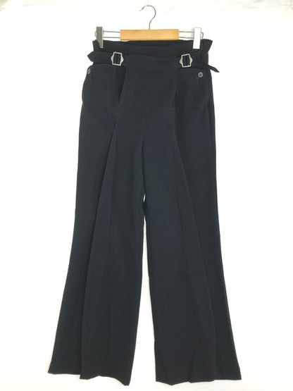 【中古品】【レディース】 AKIKOAOKI アキコアオキ AA22SS-P01-02 LACE UP WIDE-02 レースアップ ワイドパンツ ボトムス 171-251020-na-08-tag サイズ：F カラー：ブラック 万代Net店