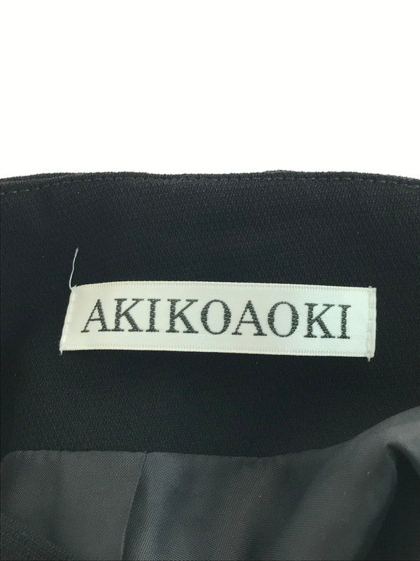 【中古品】【レディース】 AKIKOAOKI アキコアオキ AA22SS-P01-02 LACE UP WIDE-02 レースアップ ワイドパンツ ボトムス 171-251020-na-08-tag サイズ：F カラー：ブラック 万代Net店