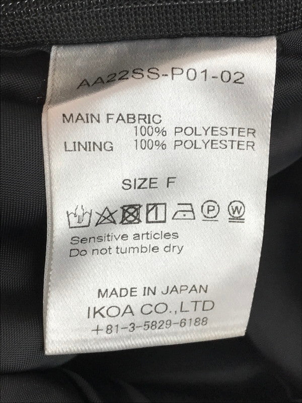 【中古品】【レディース】 AKIKOAOKI アキコアオキ AA22SS-P01-02 LACE UP WIDE-02 レースアップ ワイドパンツ ボトムス 171-251020-na-08-tag サイズ：F カラー：ブラック 万代Net店