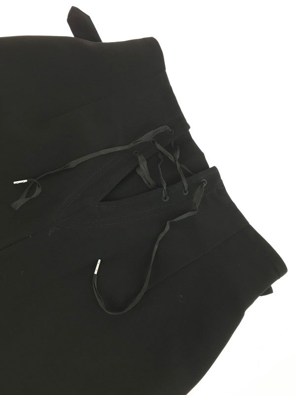 【中古品】【レディース】 AKIKOAOKI アキコアオキ AA22SS-P01-02 LACE UP WIDE-02 レースアップ ワイドパンツ ボトムス 171-251020-na-08-tag サイズ：F カラー：ブラック 万代Net店