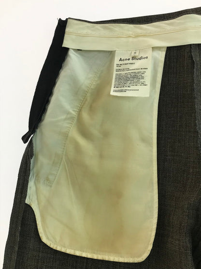 【中古品】【レディース】 ACNE STUDIOS アクネストゥディオズ WIDE PANTS ワイドパンツ ボトムス 171-251020-na-09-tag サイズ：36 カラー：ブラウン系 万代Net店