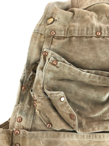 【ジャンク品】【メンズ】 Carhartt カーハート 70年代 エプロン付 ダブルニー オーバーオール USA製 70'S サロペット ボトムス 157-251020-na-10-tag サイズ：サイズ表記なし 下記参照 カラー：ベージュ系 万代Net店