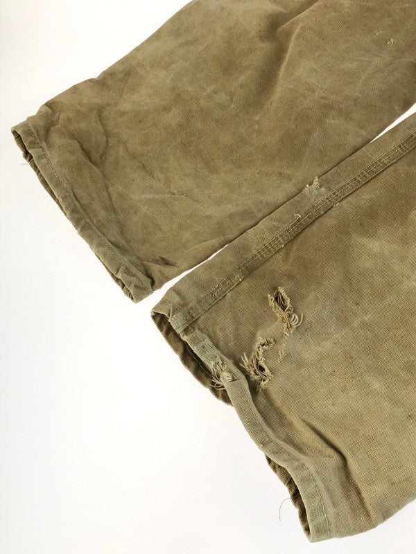 【ジャンク品】【メンズ】 Carhartt カーハート 70年代 エプロン付 ダブルニー オーバーオール USA製 70'S サロペット ボトムス 157-251020-na-10-tag サイズ：サイズ表記なし 下記参照 カラー：ベージュ系 万代Net店