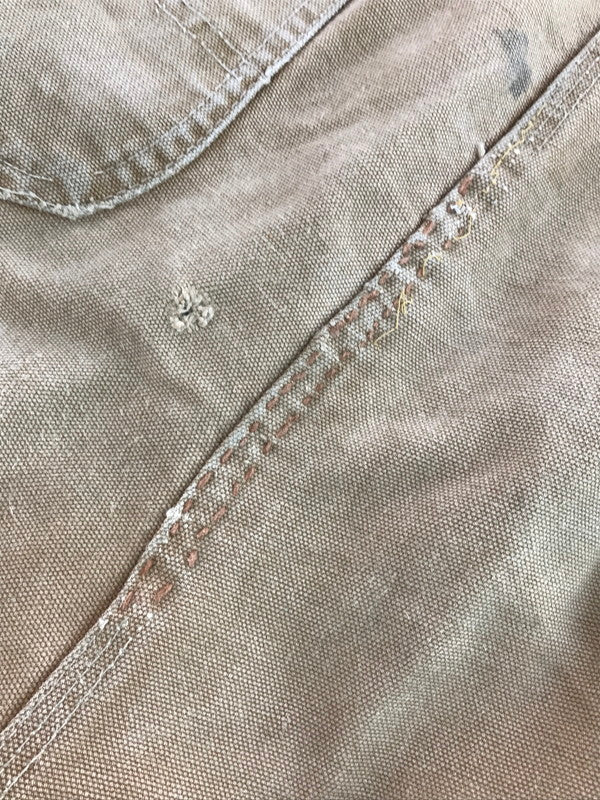 【ジャンク品】【メンズ】 Carhartt カーハート 70年代 エプロン付 ダブルニー オーバーオール USA製 70'S サロペット ボトムス 157-251020-na-10-tag サイズ：サイズ表記なし 下記参照 カラー：ベージュ系 万代Net店
