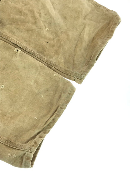 【ジャンク品】【メンズ】 Carhartt カーハート 70年代 エプロン付 ダブルニー オーバーオール USA製 70'S サロペット ボトムス 157-251020-na-10-tag サイズ：サイズ表記なし 下記参照 カラー：ベージュ系 万代Net店