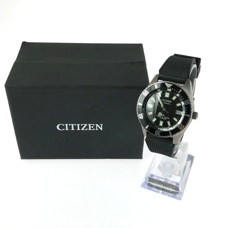 【中古品】【メンズ】 CITIZEN シチズン PROMASTER MARINE NB6021-17E 9051-S129010 プロマスター マリーン 自動巻 デイト腕時計 197-251018-na-03-tag カラー：ブラック 万代Net店