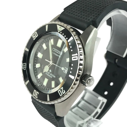 【中古品】【メンズ】 CITIZEN シチズン PROMASTER MARINE NB6021-17E 9051-S129010 プロマスター マリーン 自動巻 デイト腕時計 197-251018-na-03-tag カラー：ブラック 万代Net店
