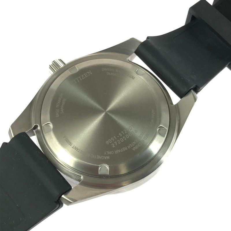 【中古品】【メンズ】 CITIZEN シチズン PROMASTER MARINE NB6021-17E 9051-S129010 プロマスター マリーン 自動巻 デイト腕時計 197-251018-na-03-tag カラー：ブラック 万代Net店