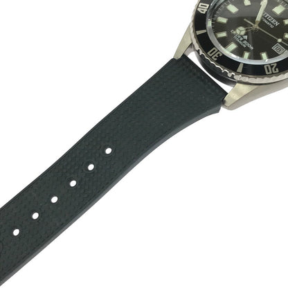 【中古品】【メンズ】 CITIZEN シチズン PROMASTER MARINE NB6021-17E 9051-S129010 プロマスター マリーン 自動巻 デイト腕時計 197-251018-na-03-tag カラー：ブラック 万代Net店