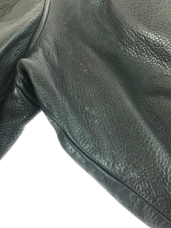 【現状渡し品】【メンズ】 SINGLE RIDER'S JACKET シングルライダースジャケット 140-251021-rt-05-tag サイズ：不明 カラー：ブラック 万代Net店