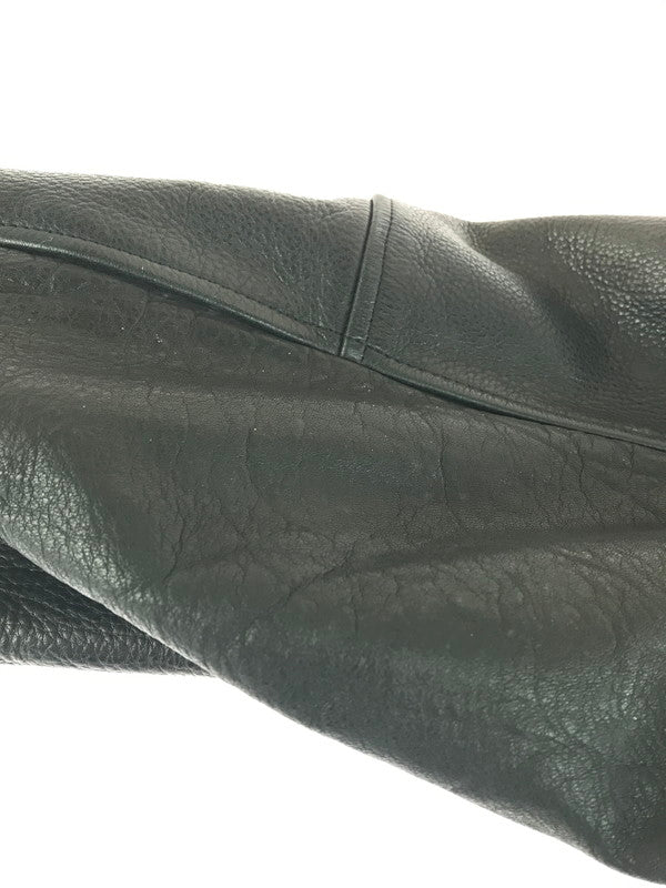 【現状渡し品】【メンズ】 SINGLE RIDER'S JACKET シングルライダースジャケット 140-251021-rt-05-tag サイズ：不明 カラー：ブラック 万代Net店