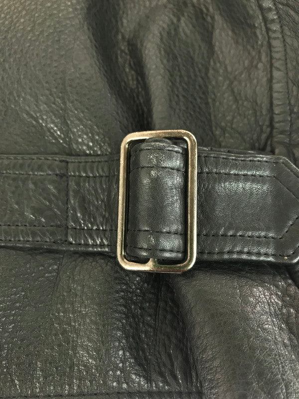 【現状渡し品】【メンズ】 SINGLE RIDER'S JACKET シングルライダースジャケット 140-251021-rt-05-tag サイズ：不明 カラー：ブラック 万代Net店